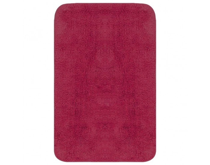 Sonata Комплект постелки за баня, 2 бр, текстил, фуксия -