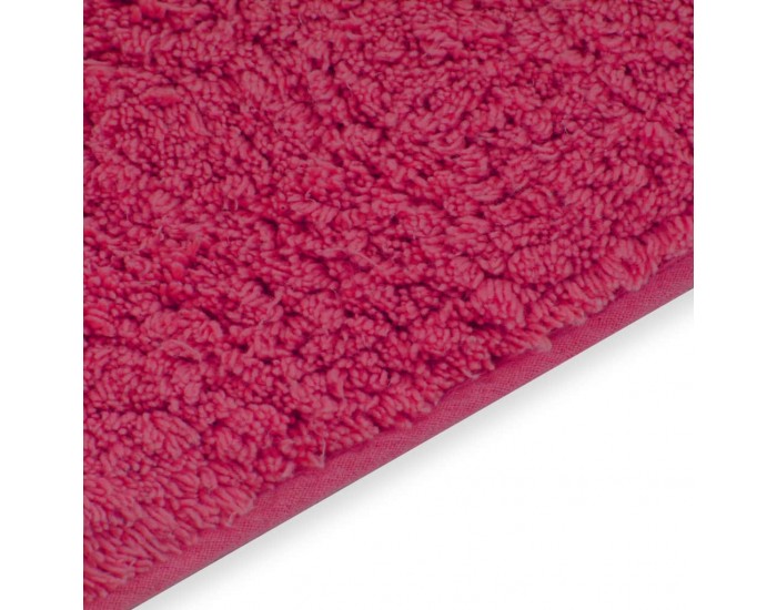 Sonata Комплект постелки за баня, 2 бр, текстил, фуксия -