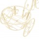 Sonata Цветарник във формата на колело, винтидж стил, метал -