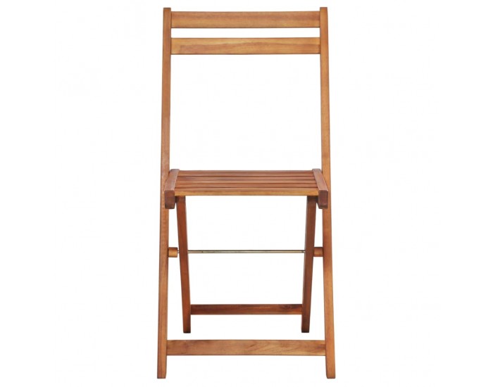 Sonata Градински бистро столове, 2 бр, акациево дърво масив -