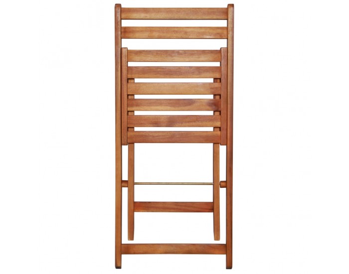 Sonata Градински бистро столове, 2 бр, акациево дърво масив -