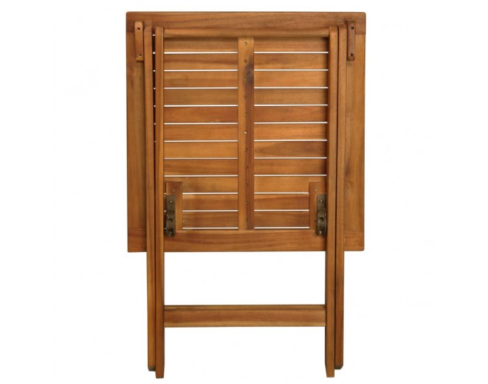 Sonata Бистро комплект с възглавници, 3 части, сгъваем, акация масив - Sonata Бистро комплект с възглавници, 3 части, сгъваем, акация масив -