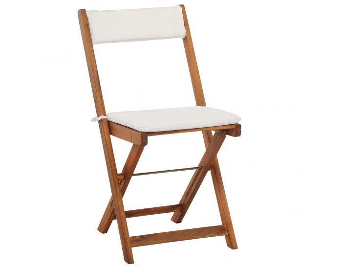 Sonata Бистро комплект с възглавници, 3 части, сгъваем, акация масив - Sonata Бистро комплект с възглавници, 3 части, сгъваем, акация масив -