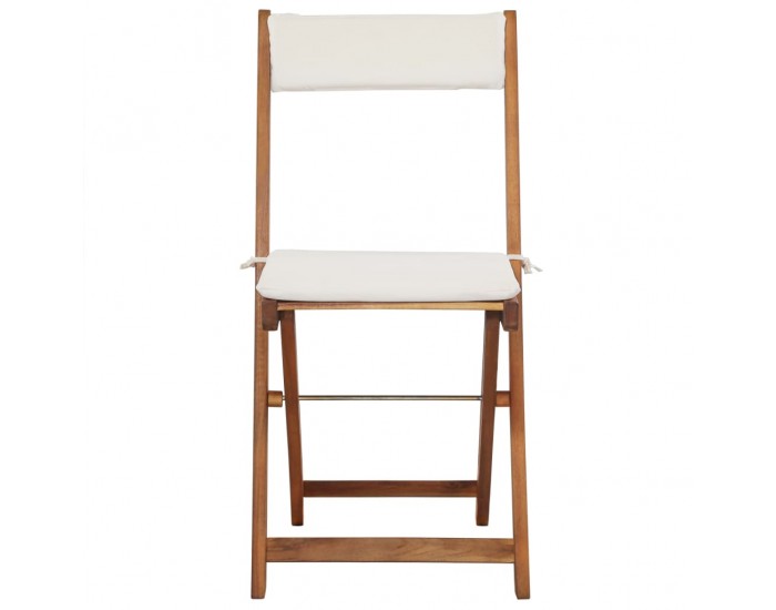 Sonata Бистро комплект с възглавници, 3 части, сгъваем, акация масив - Sonata Бистро комплект с възглавници, 3 части, сгъваем, акация масив -