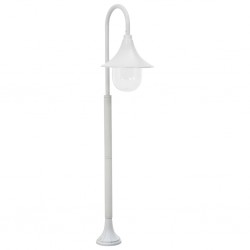Sonata Градински стълб, E27, 120 см, алуминий, бял - Външно осветление