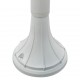 Sonata Градински стълб, E27, 120 см, алуминий, бял -