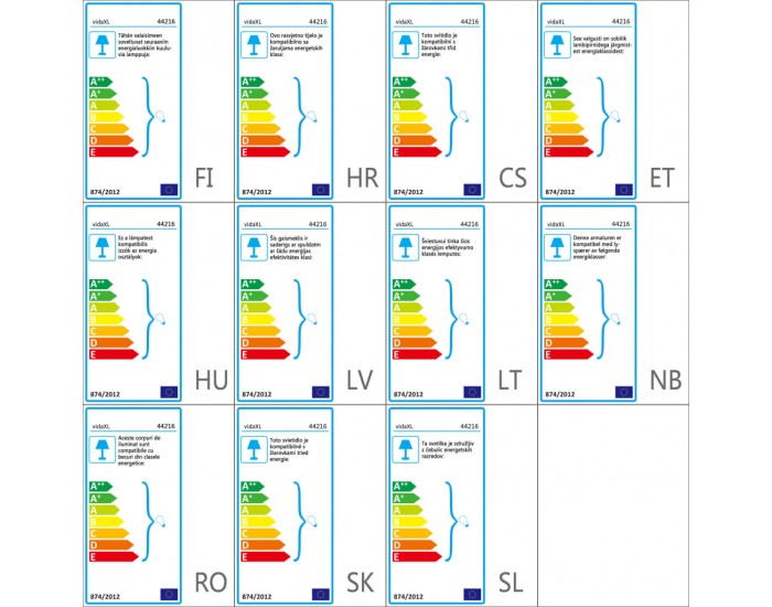 Sonata Градински стълб, E27, 220 см, алуминий, 3 фенера, тъмнозелен -