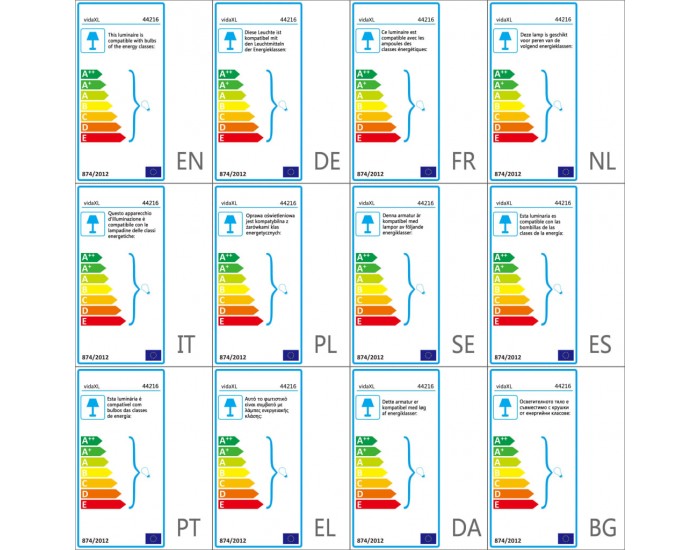 Sonata Градински стълб, E27, 220 см, алуминий, 3 фенера, тъмнозелен -