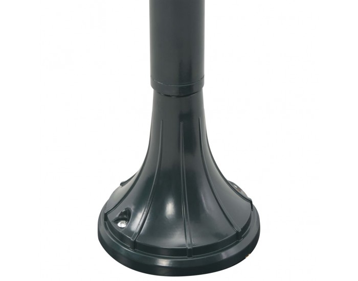 Sonata Градински стълб, E27, 120 см, алуминий, тъмнозелен -