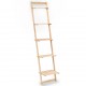 Sonata Стенен рафт тип стълба, кедрово дърво, 41,5x30x176 см -