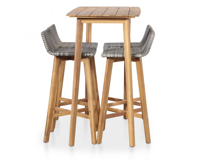 Sonata Градински трапезен комплект, 5 части, акация масив - Sonata Градински трапезен комплект, 5 части, акация масив -