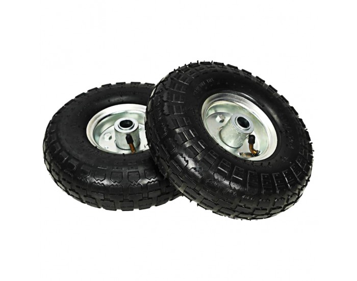 Sonata Колела за транспортна количка 4 бр каучук 4,10/3,50-4 (260x83) - Sonata Колела за транспортна количка 4 бр каучук 4,10/3,50-4 (260x83) -