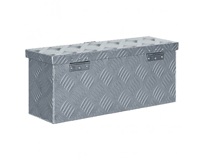 Sonata Алуминиева кутия, 48,5x14x20 см, сребриста -