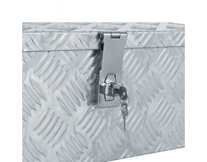 Sonata Алуминиева кутия, 48,5x14x20 см, сребриста -