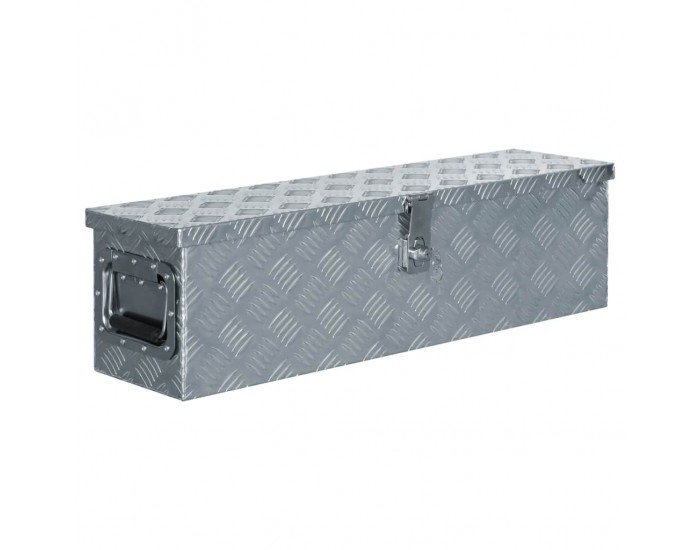 Sonata Алуминиева кутия, 80,5x22x22 см, сребриста -