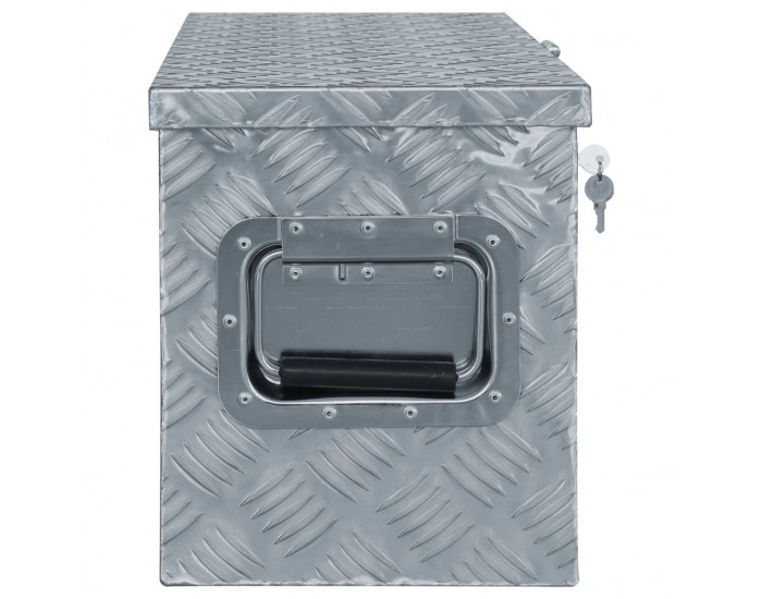 Sonata Алуминиева кутия, 80,5x22x22 см, сребриста -