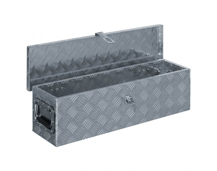 Sonata Алуминиева кутия, 80,5x22x22 см, сребриста -