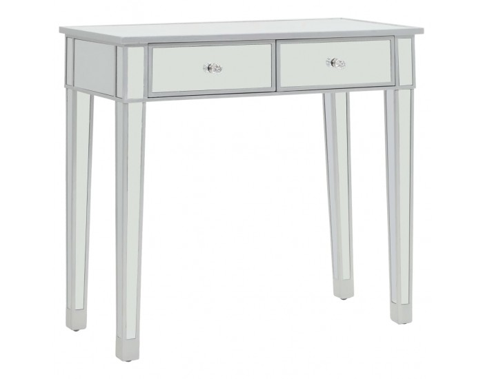 Sonata Огледална тоалетка с табуретка, МДФ и стъкло -