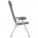 Sonata Сгъваеми къмпинг столове, 2 бр, сиви, алуминий -