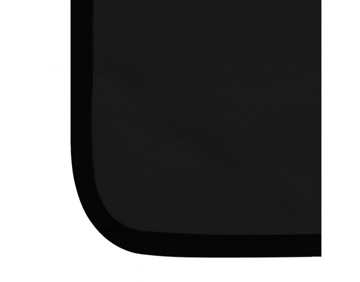 Sonata Сгъваеми плажни постелки, 2 бр, стомана и плат, черни -