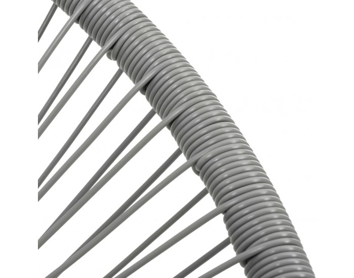 Sonata Градински стол Луна, полиратан, сив -