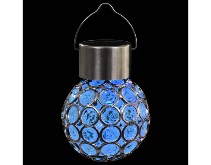 Sonata Висящи соларни лампи, 8 бр, LED осветление, RGB -