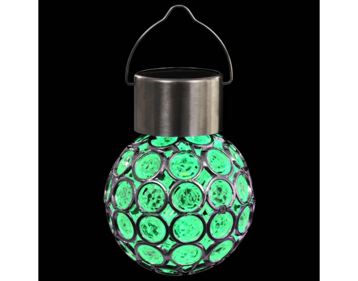 Sonata Висящи соларни лампи, 8 бр, LED осветление, RGB -