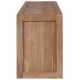 Sonata ТВ шкаф, тиково дърво масив, натурален финиш, 120x30x40 cм -