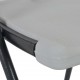 Sonata Сгъваеми бар столове, 2 бр, HDPE и стомана, бели -