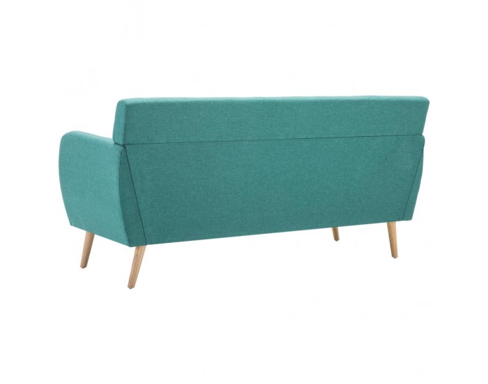 Sonata 3-местен диван, тапицерия от плат, 172x70x82 см, зелен -