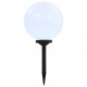 Sonata Градински соларни лампи, LED, 2 бр, сферични, 30 см, RGB -