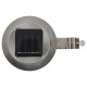 Sonata Градински соларни лампи, 6 бр, LED, кръгли, 12 см, бели -