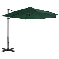 Sonata Градински чадър чупещо рамо с алуминиев прът 300 см зелен - Сенници и Чадъри