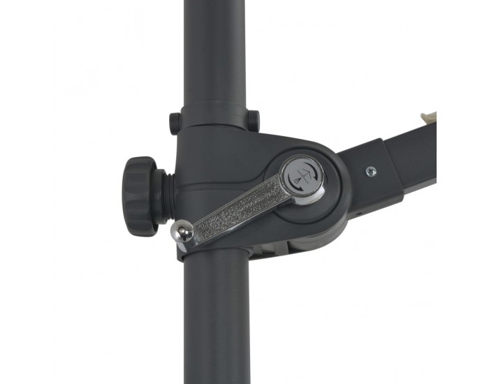 Sonata Градински чадър чупещо рамо и стоманен прът 300 см пясъчен -