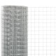Sonata Мрежа поцинкована стомана квадратни отвори 25x0,5 м сребриста -