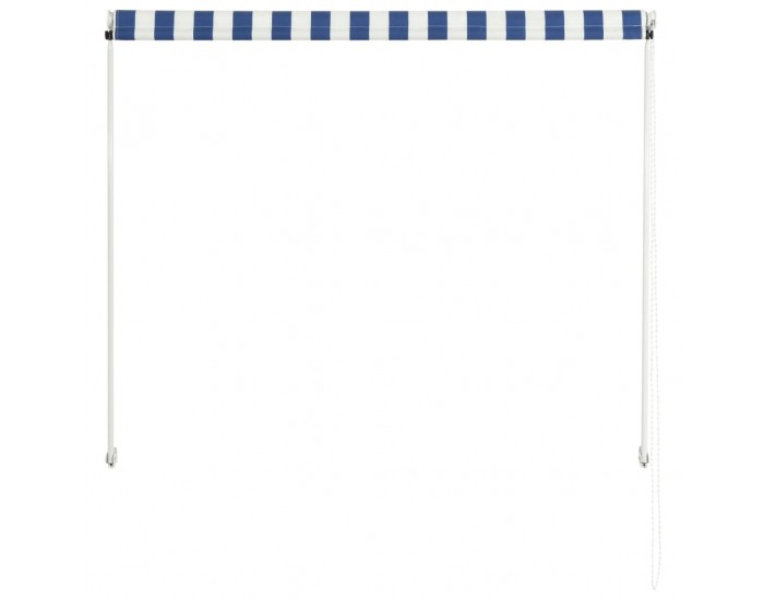 Sonata Сенник с падащо рамо, 150x150 см, синьо и бяло -