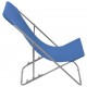 Sonata Сгъваеми плажни столове, 2 бр, стомана и оксфорд тъкан, сини -