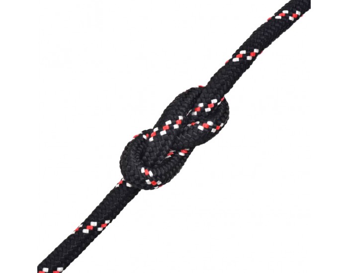 Sonata Морско въже, полипропилен, 6 мм, 500 м, черно -