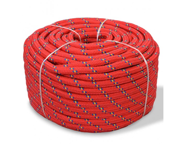 Sonata Морско въже, полипропилен, 10 мм, 250 м, червено -