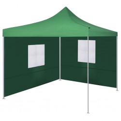Sonata Сгъваема шатра с 2 стени, 3x3 м, зелена - Външни съоражения