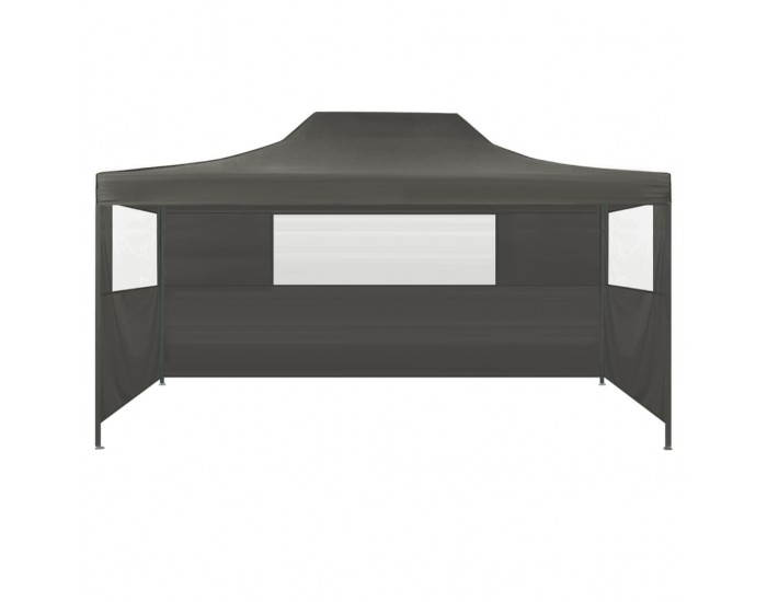 Sonata Сгъваема шатра с 3 стени, 3x4,5 м, антрацит -
