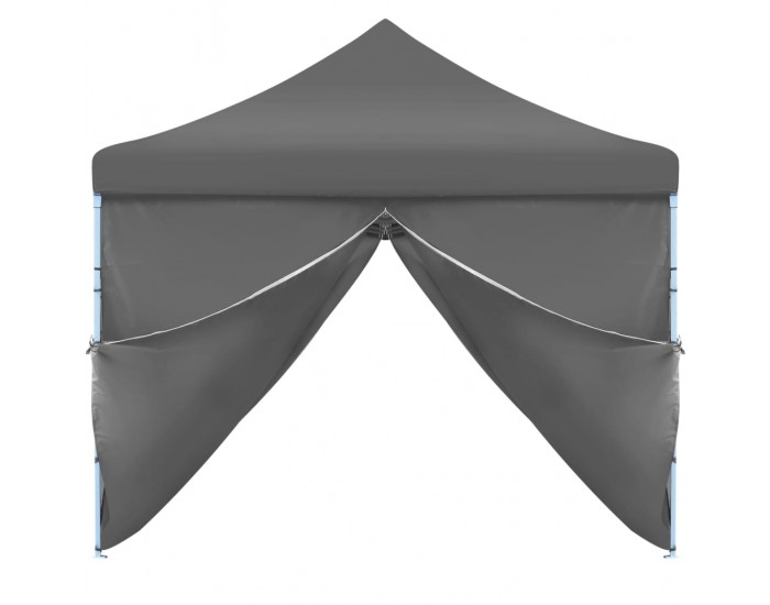 Sonata Сгъваема шатра с 8 странични стени, 3x9 м, антрацит -