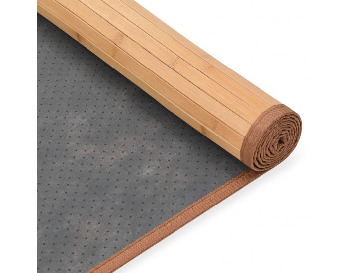 Sonata Бамбуков килим, 100x160 см, кафяв -