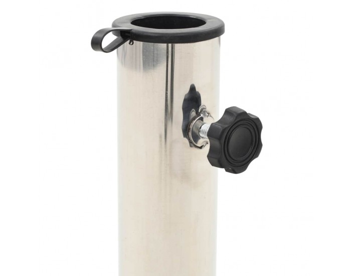 Sonata Основа за чадър, гранит, 25 кг, правоъгълна, черна -