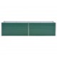 Sonata Градински плантер, поцинкована стомана, 320x80x77 см, зелен -