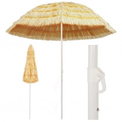 Sonata Плажен чадър, естествен, 240 см, хавайски стил - Сенници и Чадъри