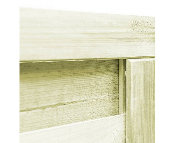 Sonata Градинска порта, FSC импрегниран бор, 100x100 см, зелена -