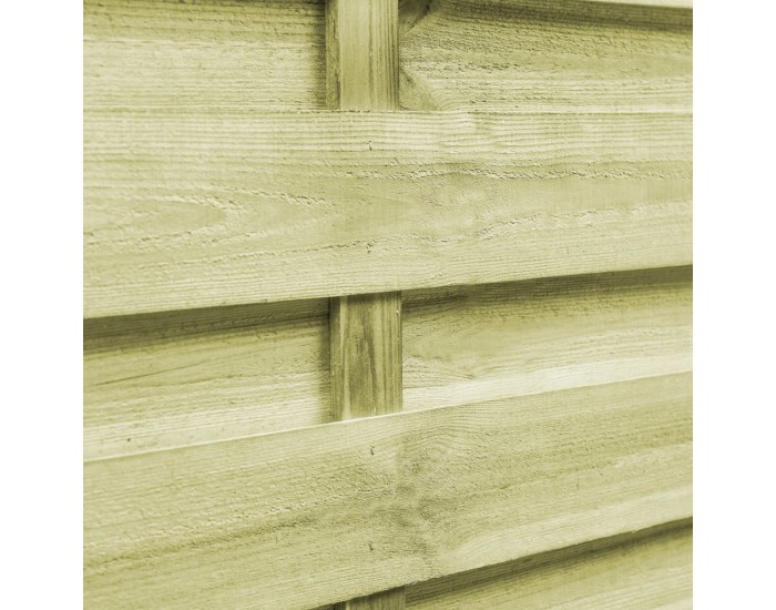 Sonata Градински порти, 2 бр, FSC импрегниран бор, 150x75 см, зелени -