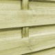 Sonata Градински порти, 2 бр, FSC импрегниран бор, 150x75 см, зелени -