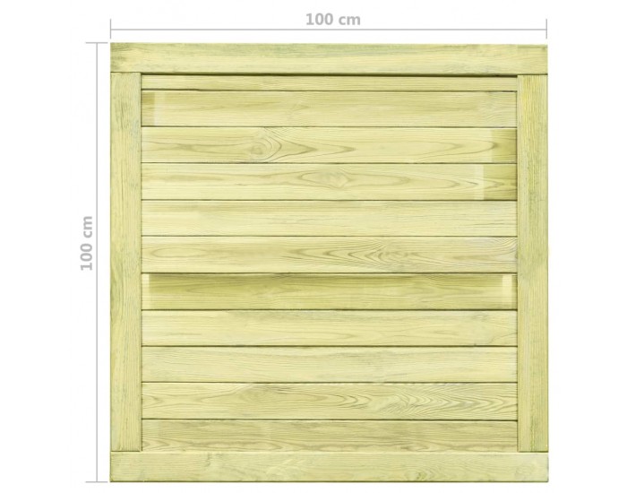 Sonata Градинска порта, FSC импрегниран бор, 100x100 см -